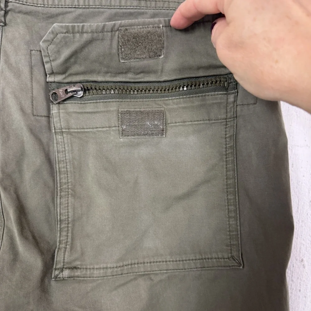 Abercrombie‎ Fitch Cargo Pants Paratrooper Green Slim Straight Utility 30X32